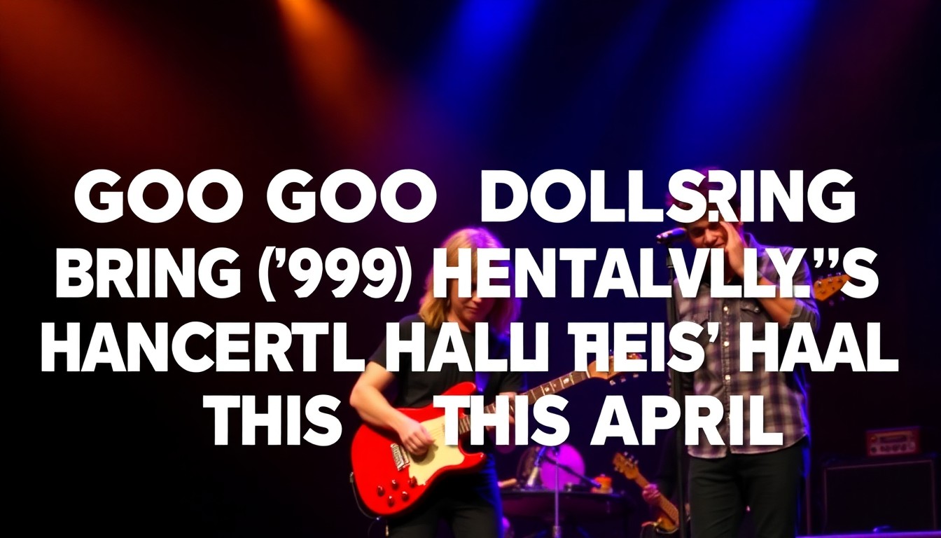 Goo Goo Dolls Bring '90s Nostalgia to Huntsville's Concert Hall This April